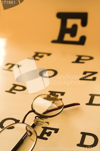 Image of eye test chart