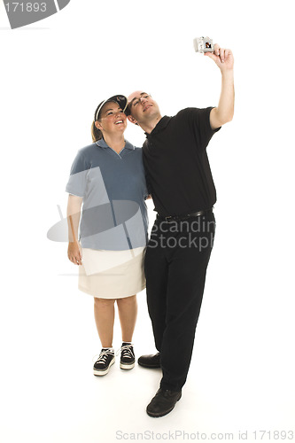 Image of couple taking pictures