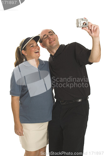 Image of couple taking pictures