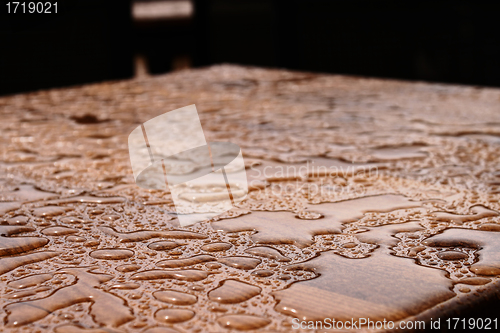 Image of Rain on table