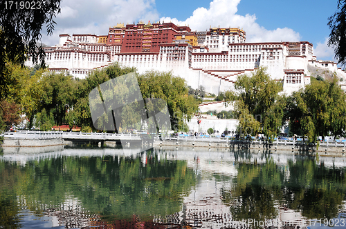 Image of Landmark of the famous Potala Palace in Tibet