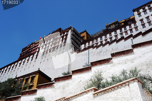 Image of Landmark of the famous Potala Palace in Lhasa Tibet