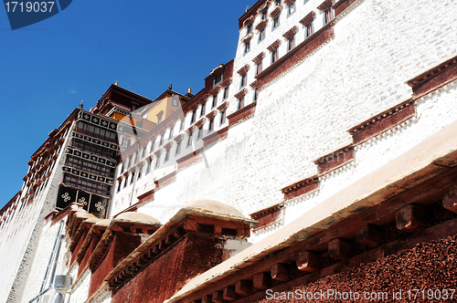 Image of Landmark of the famous Potala Palace in Lhasa Tibet