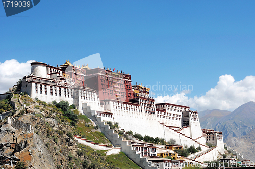 Image of Landmark of the famous Potala Palace in Lhasa Tibet