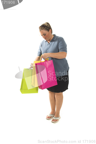 Image of woman with shopping bags