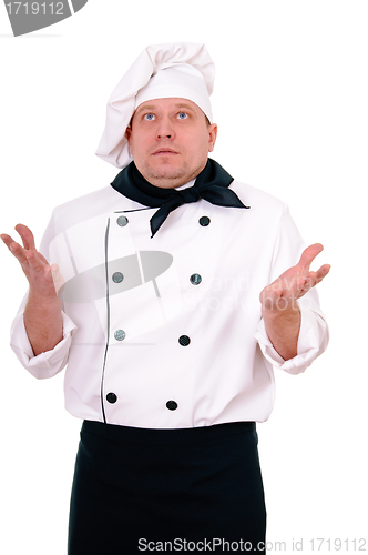 Image of surprised chef