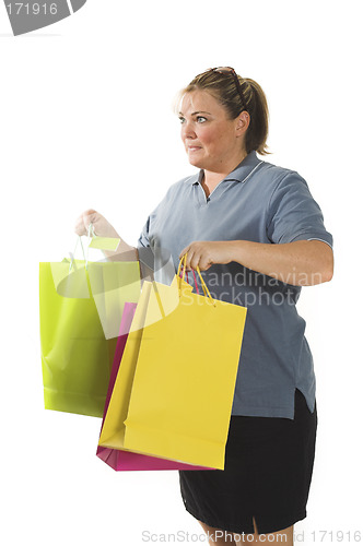 Image of woman with shopping bags