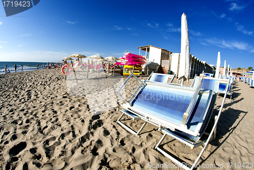 Image of Beach Detail in Pisa, Italy