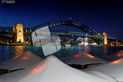 Image of Evening approaching Sydney Harbour