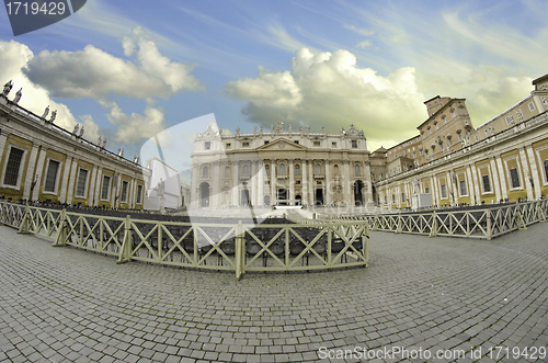Image of Clouds over Saint Peter's Square, Rome