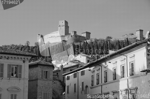 Image of Architectural Detail of Assisi in Umbria