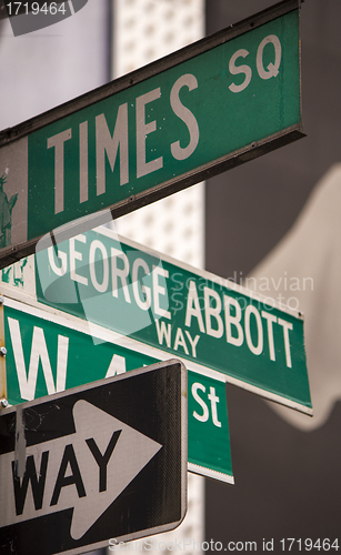Image of Street Signs in the Big Apple