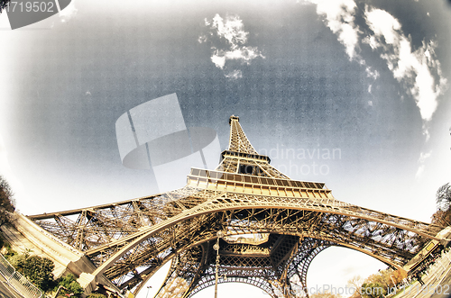 Image of Eiffel Tower on a Winter Morning