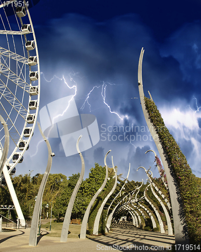 Image of Storm over Brisbane