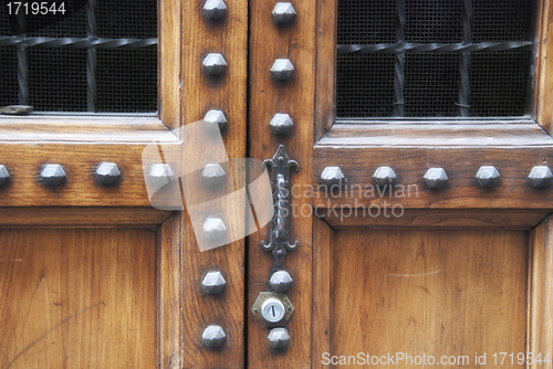 Image of Old Wooden Door, Florence
