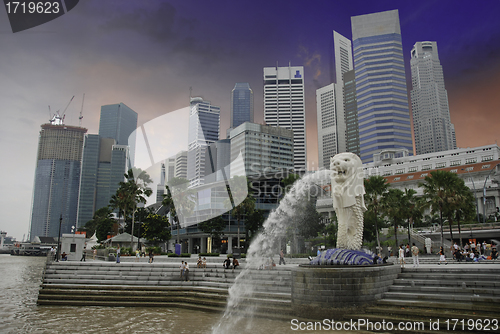 Image of Singapore Skyscrapers and Architecture