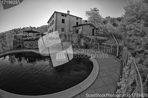 Image of Infrared Picture of a Agriturismo in Tuscany