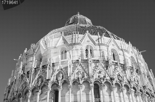 Image of Piazza dei Miracoli in Pisa after a Snowstorm