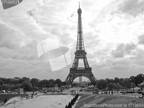 Image of Exterior view of Eiffel Tower, symbol of Paris