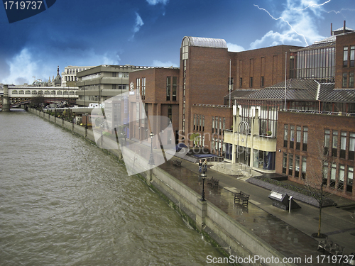 Image of London Architecture along Thames River