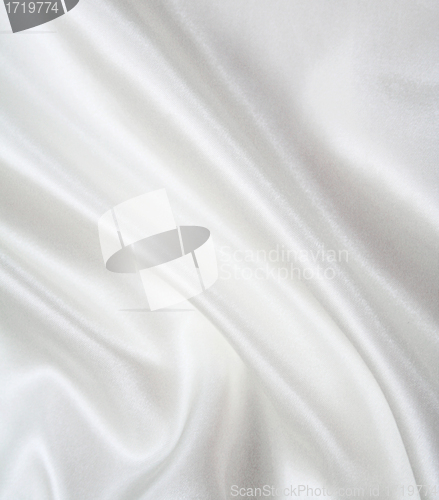 Image of Smooth elegant white silk as wedding background 