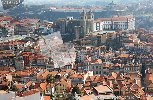 Image of Portugal. Porto. Aerial view