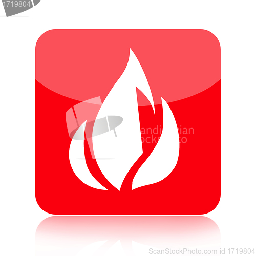 Image of Red fire icon