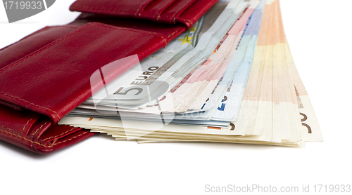 Image of many banknotes in wallet