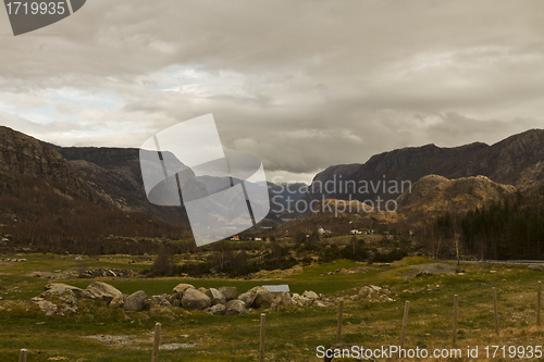 Image of rural grasslands in norway