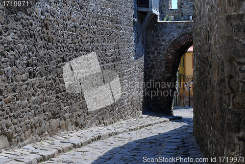 Image of Cobbled Lane in Plovdiv