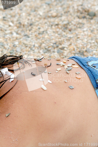 Image of resting on the beach