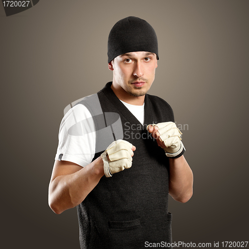 Image of Man In Boxing Position