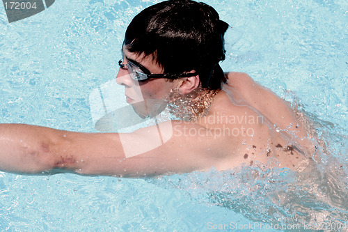 Image of swimming fast