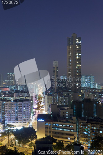 Image of Modern city at night