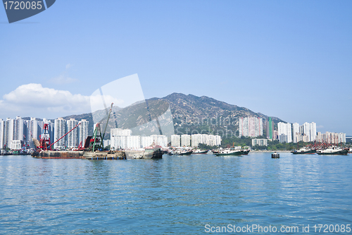 Image of Hong Kong downtown along the coast