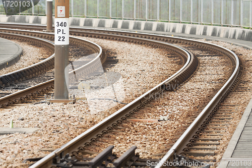Image of Railway in train station