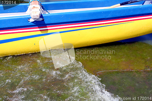 Image of pirogue on water