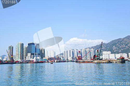 Image of Hong Kong downtown along the coast