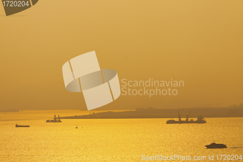 Image of Sunset ocean