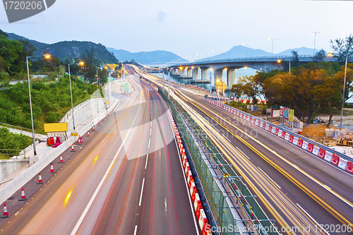 Image of Traffic in Hong Kong at highway