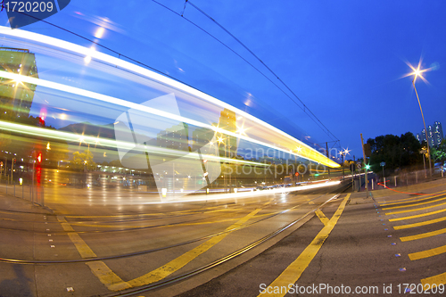 Image of Traffic in downtown of Hong Kong