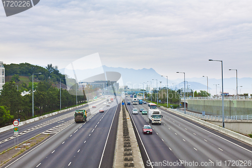 Image of Express highway in Hong Kong 