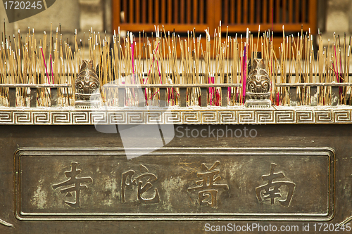 Image of Incense in Chinese temple