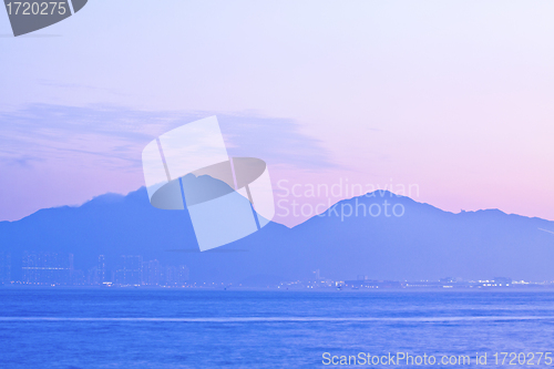 Image of Sunset mountains