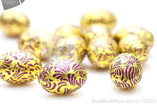 Image of Easter eggs background
