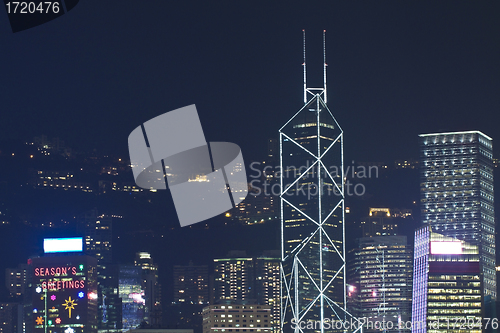Image of Hong Kong at night