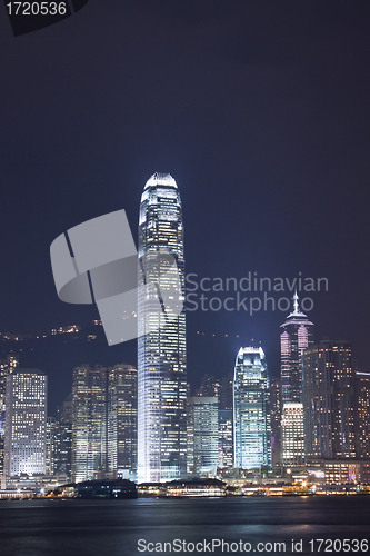 Image of Hong Kong at night 