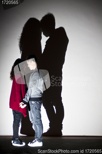 Image of Asian couple on street