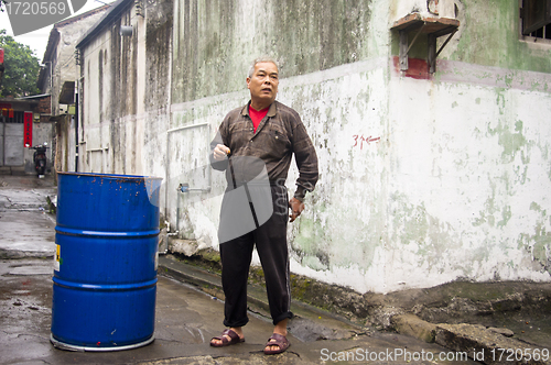 Image of A male villager in China