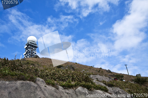 Image of Weather station at top of Hong Kong, Tai Mo Shan.